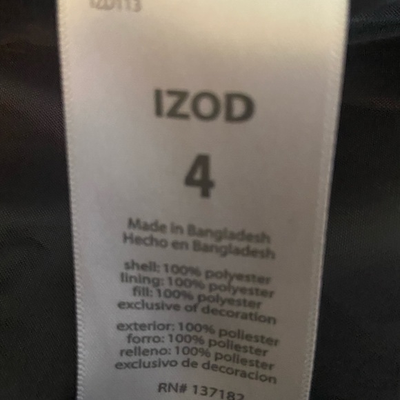 IZOD Winter Jacket with Flannel Hoodie - Picture 5 of 5